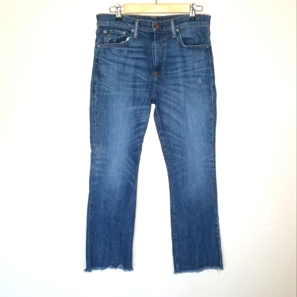 Polo Ralph Lauren cropped flared baby bell jeans